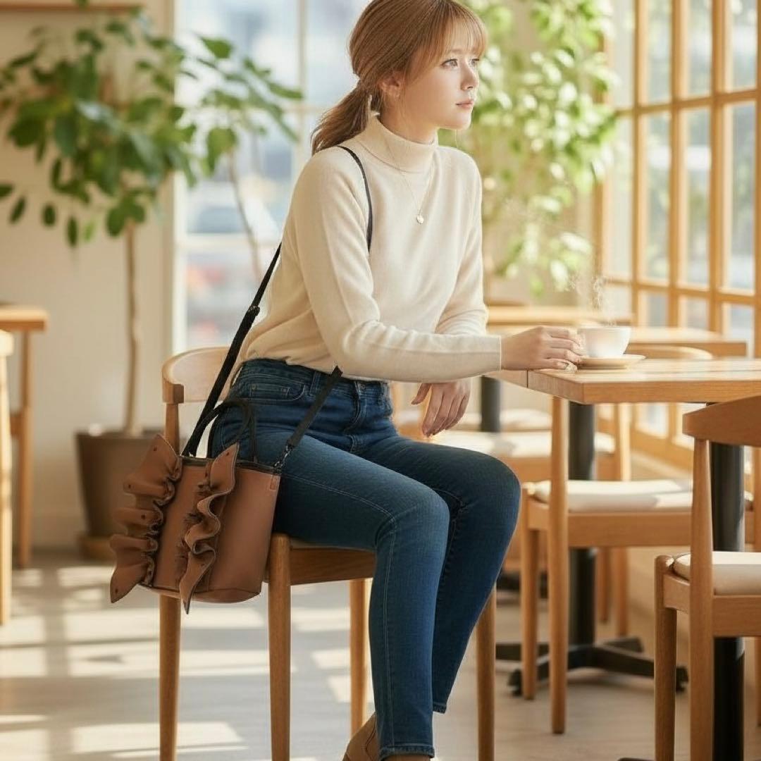 未使用級★ラプチャー ネイプルズラッフルミニ 2way クロスボディ ドット