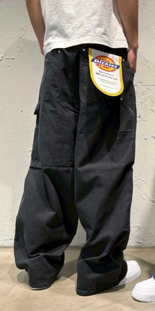 パンツ FUTURE ARCHIVE DICKIES W-KNEE WK black L