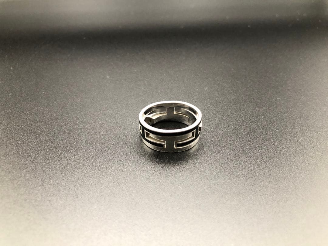 HERMES エルメス ムーブアッシュリング SV925 シルバー 57 リング