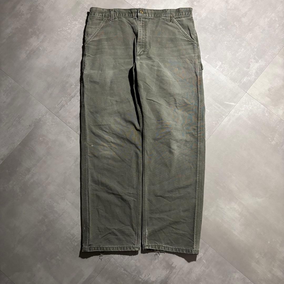 極太 90s カーハート carhartt ペインターパンツ　MOS USA製