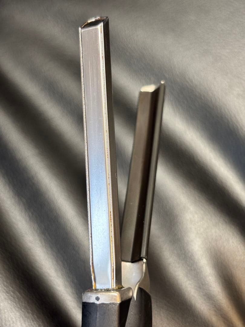 超美品　LENZ F-8Gレンツアイロン 5角8㎜　コード無し　理容アイロン