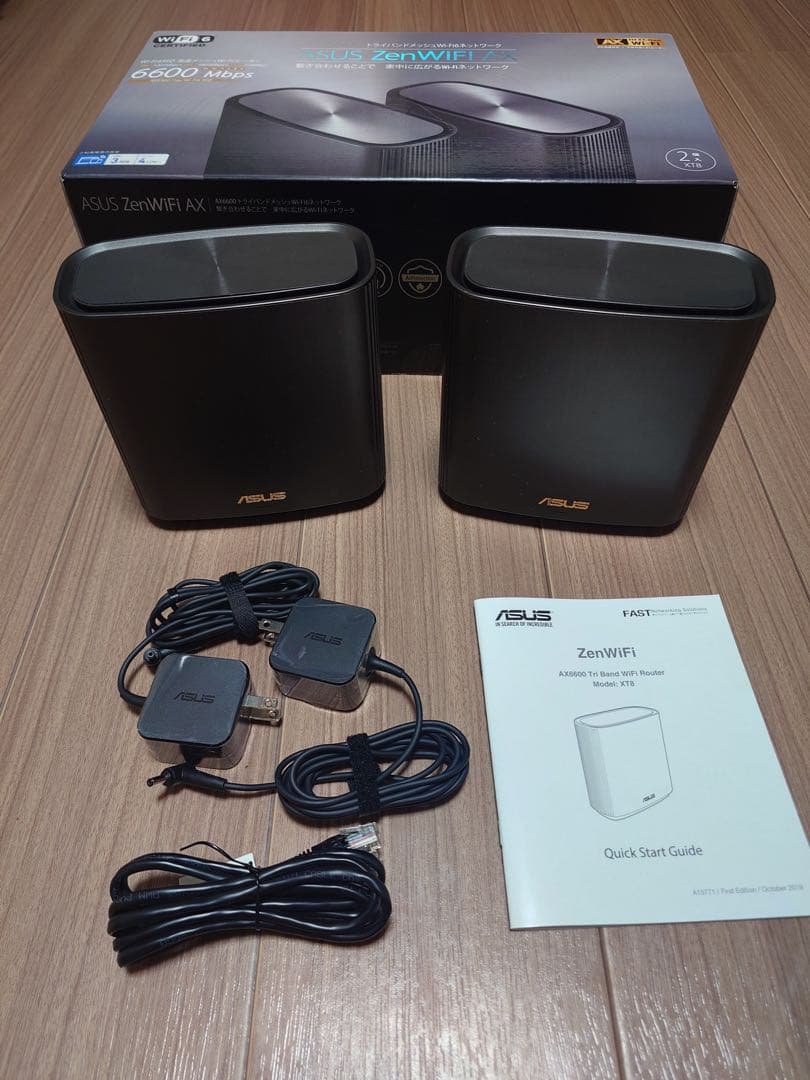 ASUS ZenWiFi AX 6600Mbps ルーター２個セット
