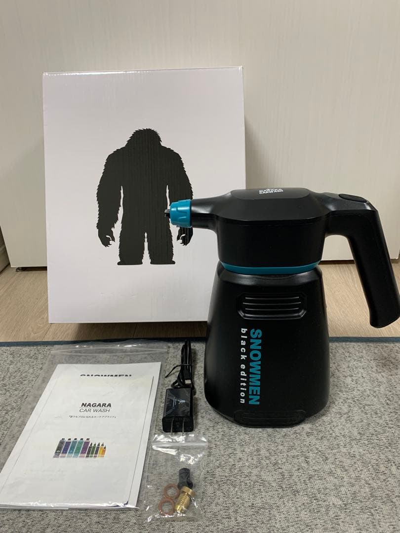 ながら洗車　スノーメンブラック 自動泡噴霧器 フォームガン 洗車　美品