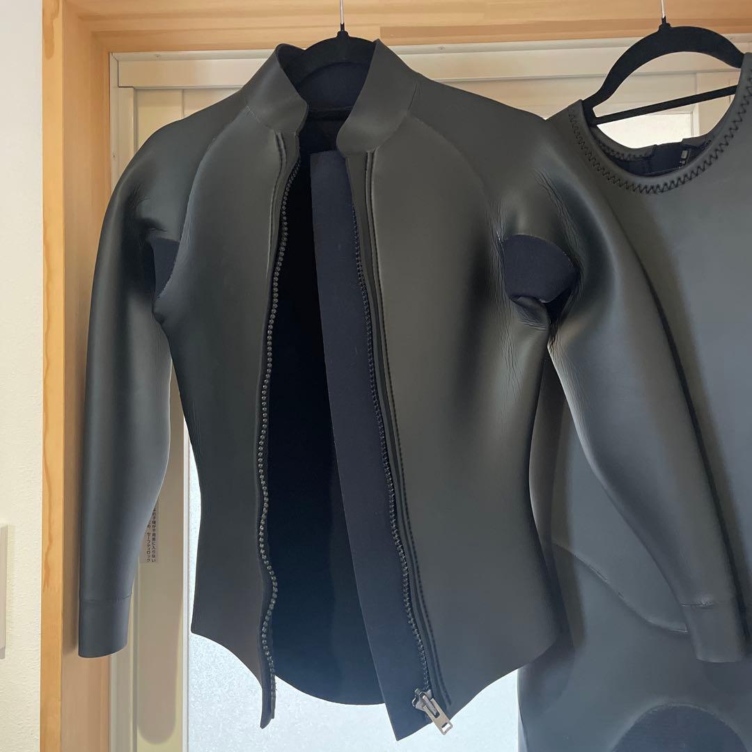 ブラック ロングジョン＋ジャケット ウェットスーツ　アックス好きな方に