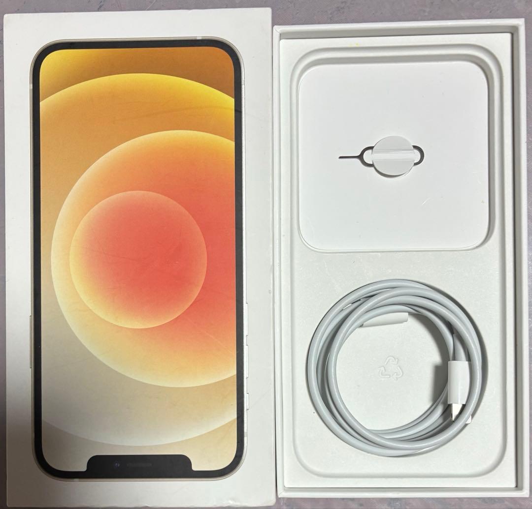 ぺ*い様 Apple iPhone 12 本体　箱あり　バッテリー100パーセン