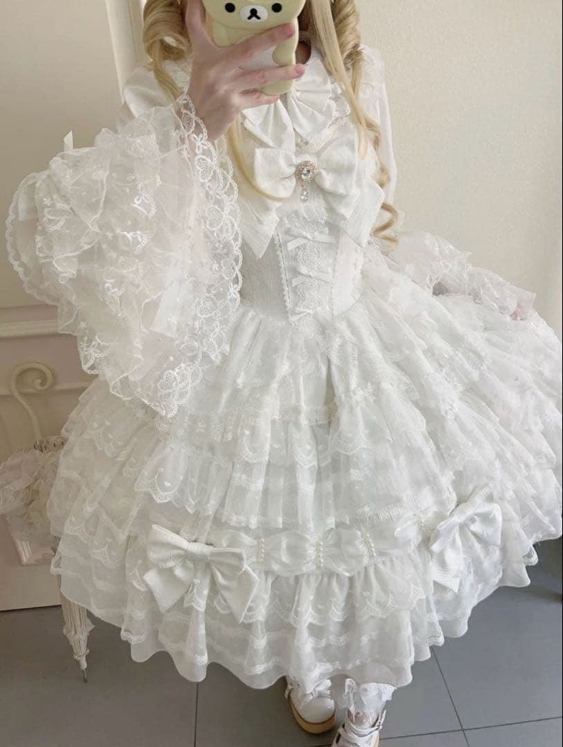 Dream Prologue　ロリータドレス　ジャンパースカート　ホワイト