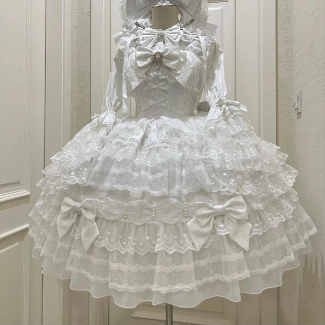 Dream Prologue　ロリータドレス　ジャンパースカート　ホワイト