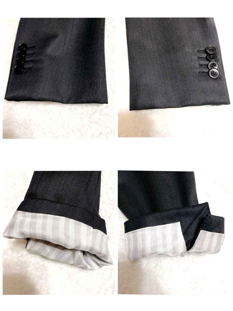 【美品】HILTONTIME スーツ　Super150’s ビキューナ　最高級