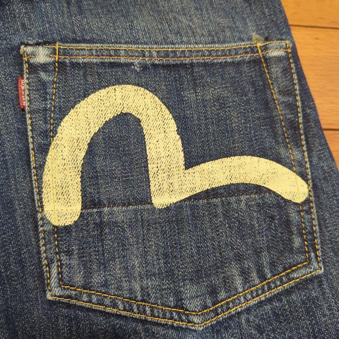 k*y様 EVISU デニム　かもめペイント　エヴィス　えびす