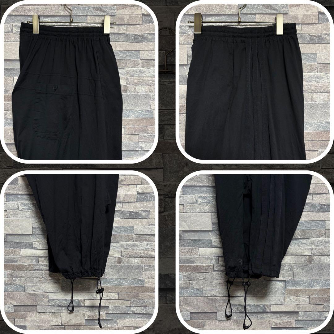 Y-3 19SS 3ストライプサルエルパンツ BLACK/M