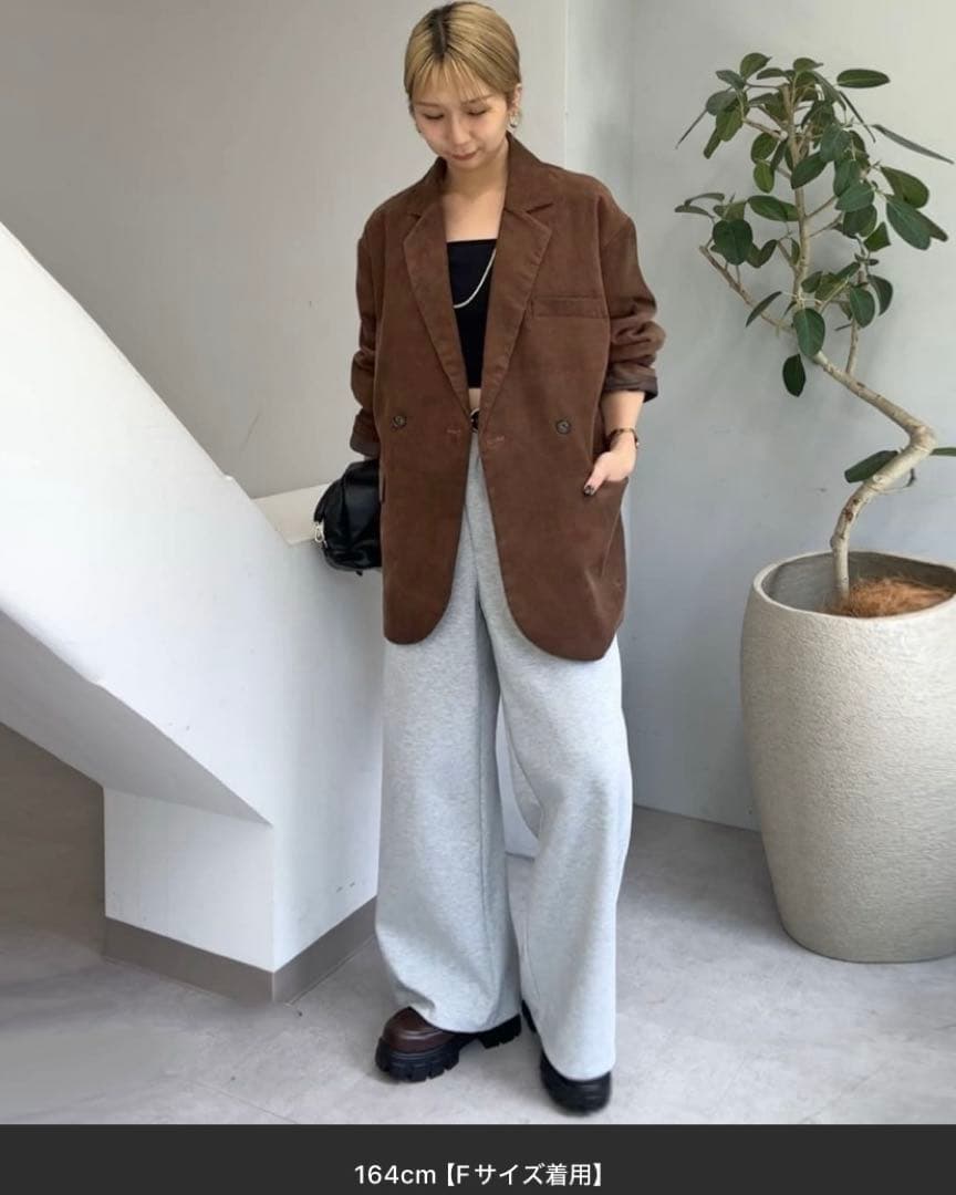 DISCOAT コーデュロイWブレストジャケット