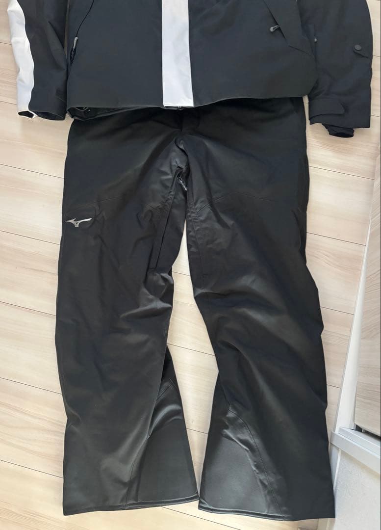 Mizuno スキーウェアセット ブラック/ホワイト