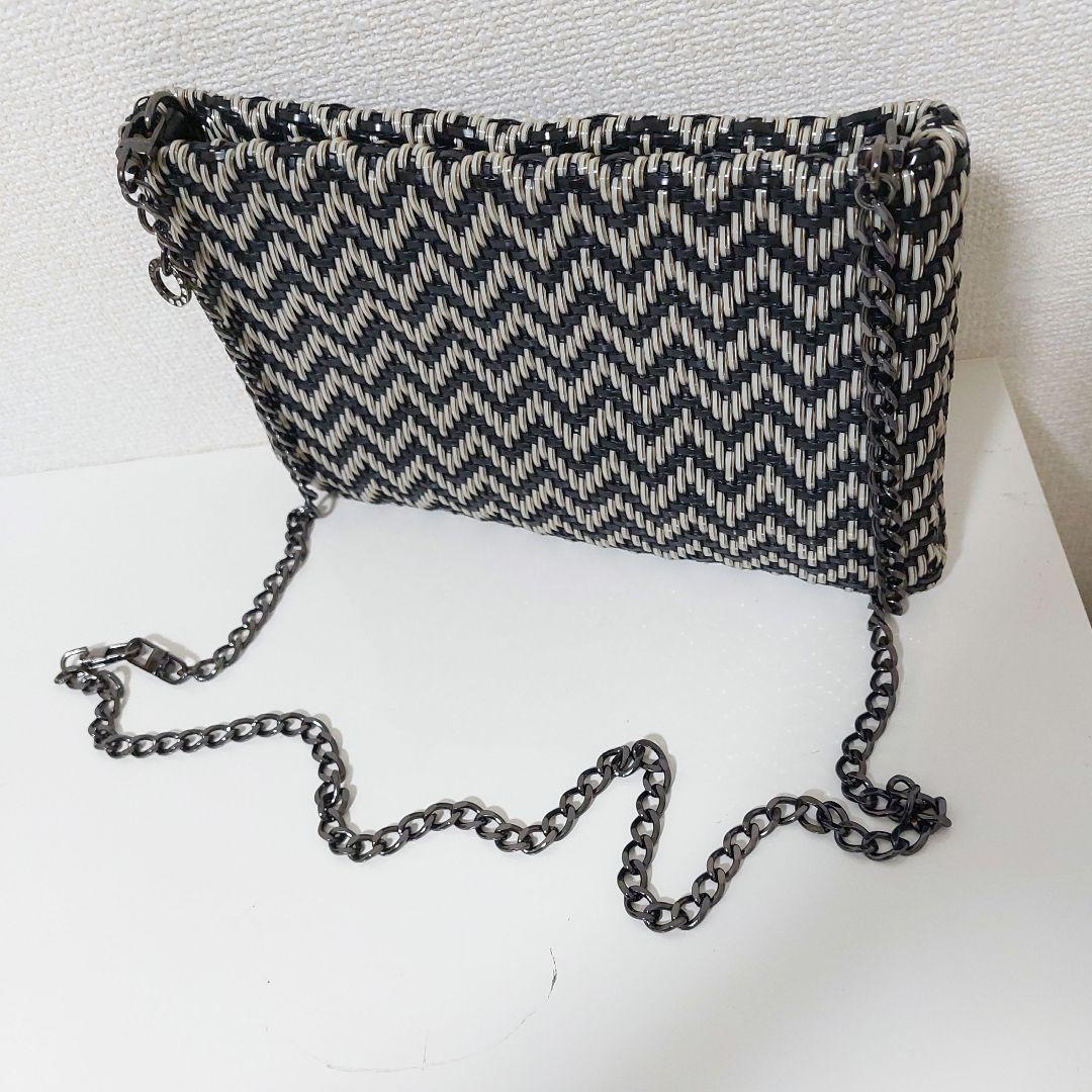 アンテプリマ レテコンワイヤー スモール ヘリンボーン バッグ