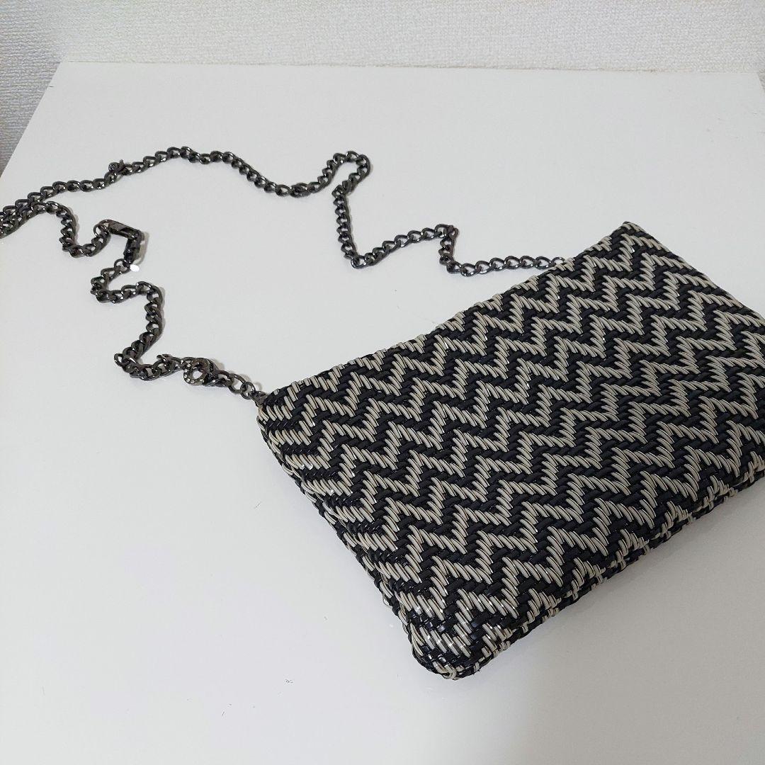 アンテプリマ レテコンワイヤー スモール ヘリンボーン バッグ