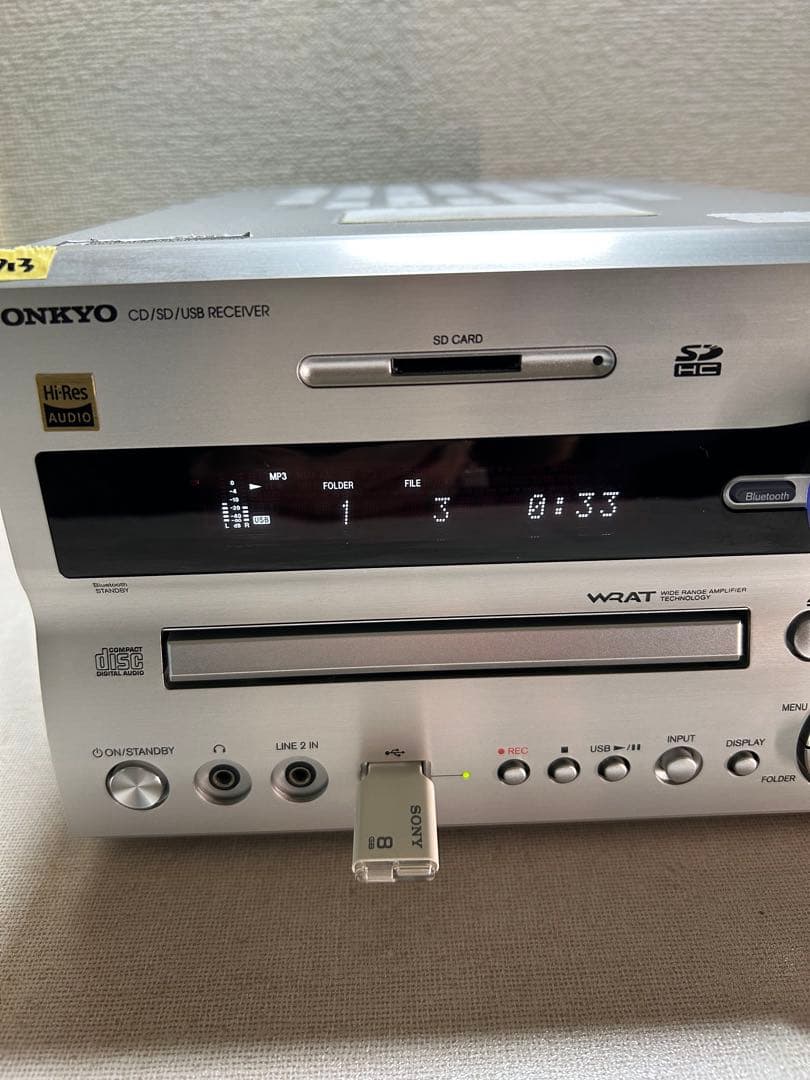D13 整備ONKYO NFR-7TX ハイレゾ対応 CD/SD/USBレシーバ