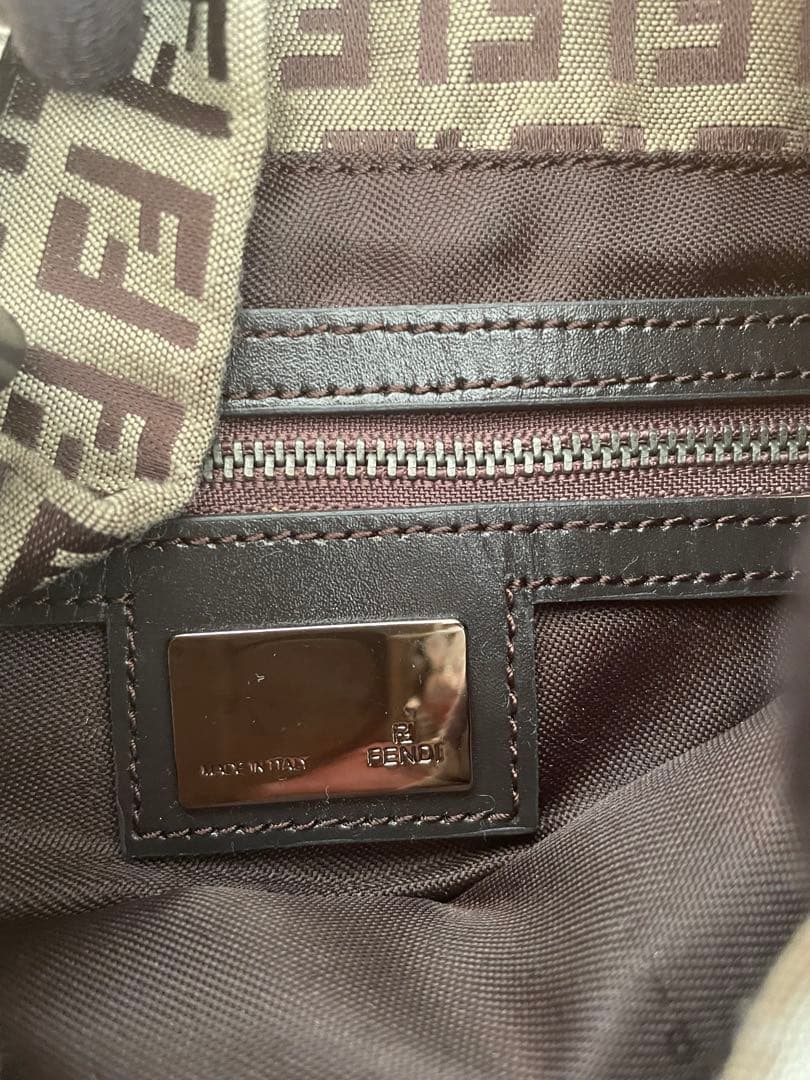 Fendi ズッキーノ　ショルダーバッグ　キャンパス