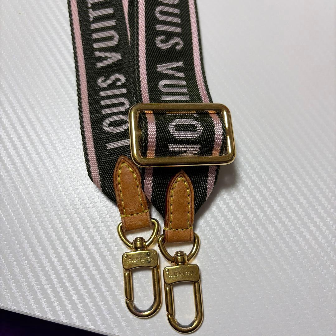 ヴィトン ストラップ ショルダー グリーン ピンク
