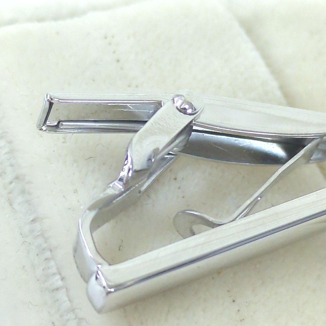 BURBERRY バーバリー タイピン ネクタイピン シルバーカラー ブラック