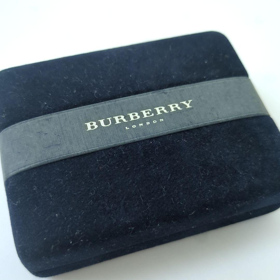 BURBERRY バーバリー タイピン ネクタイピン シルバーカラー ブラック