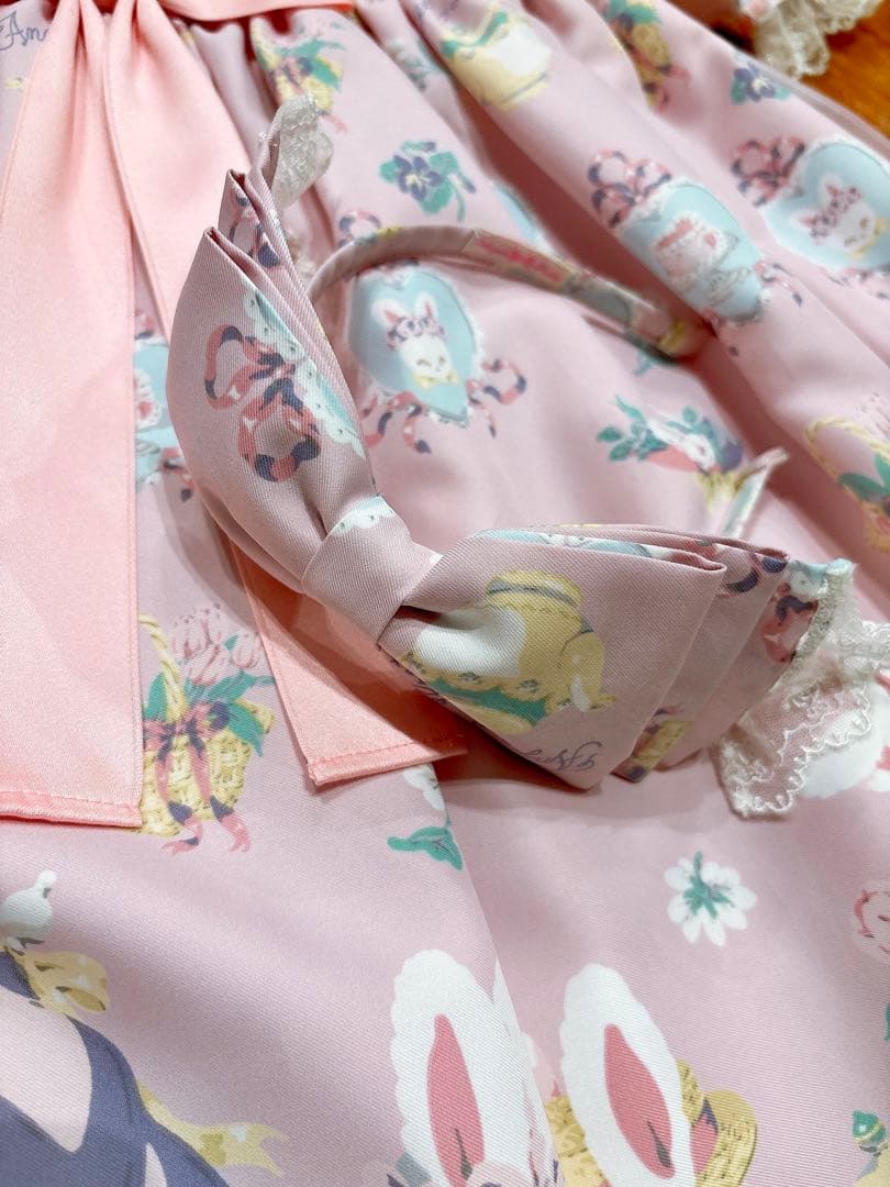 angelic pretty うさぎのpicnic party OP+KC