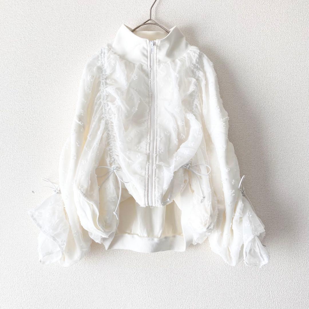 【美品】merry jenny トラックジャケット ホワイト