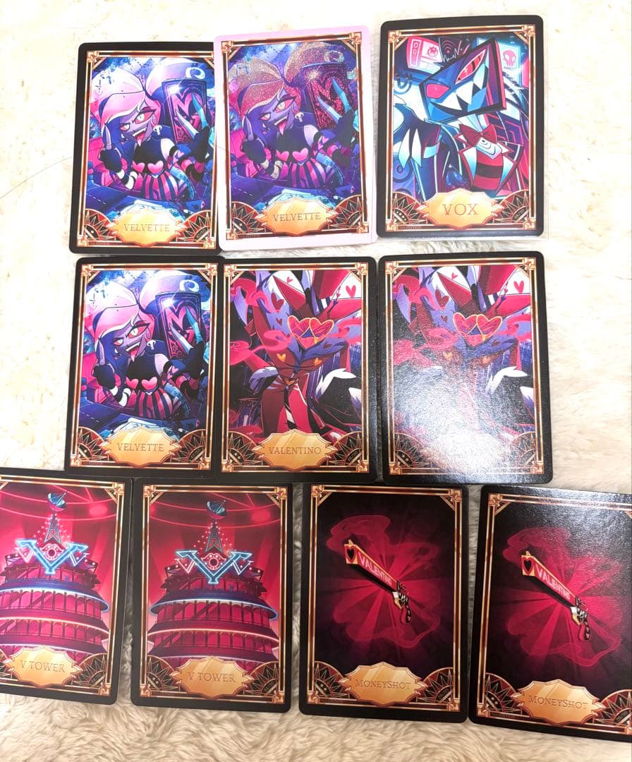 ハズビンホテル　トレーディングカード　VOX ヴェルヴェット　バァレンティノ