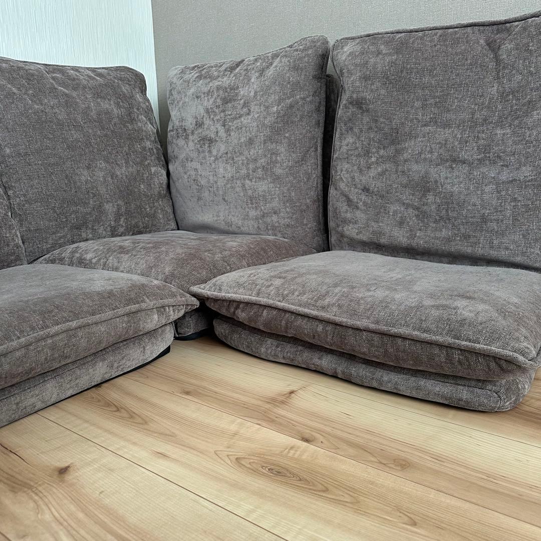 タンスのゲン ハイバック ローソファ 14段階 リクライニング