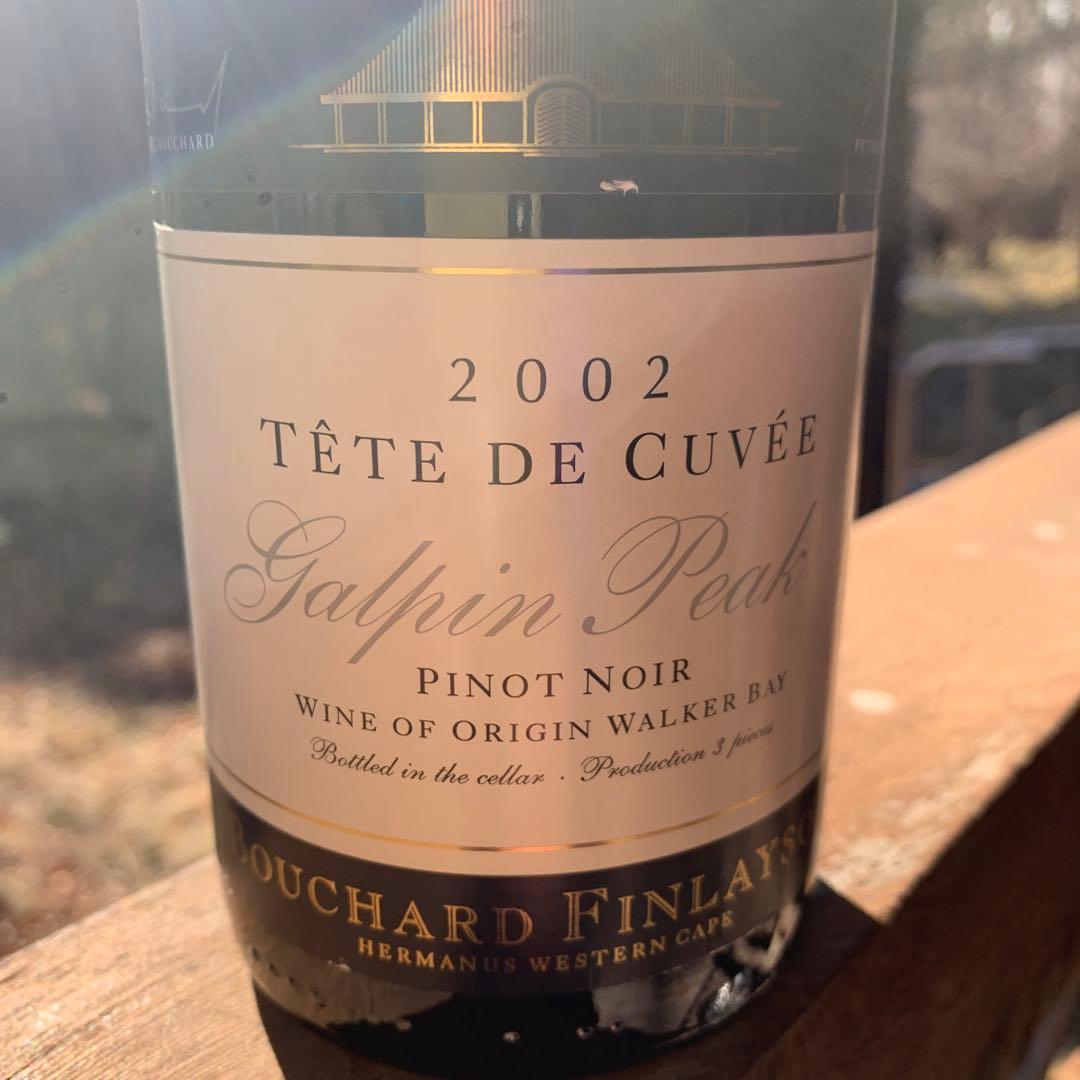 ブシャール フィンレーソン テート ド キュヴェ ピノ ノワール