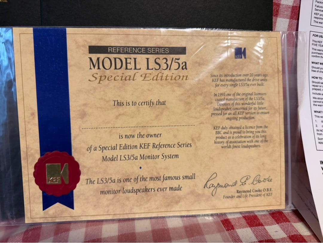 KEF LS3/5a BBCモニタースピーカー 美品 貴重