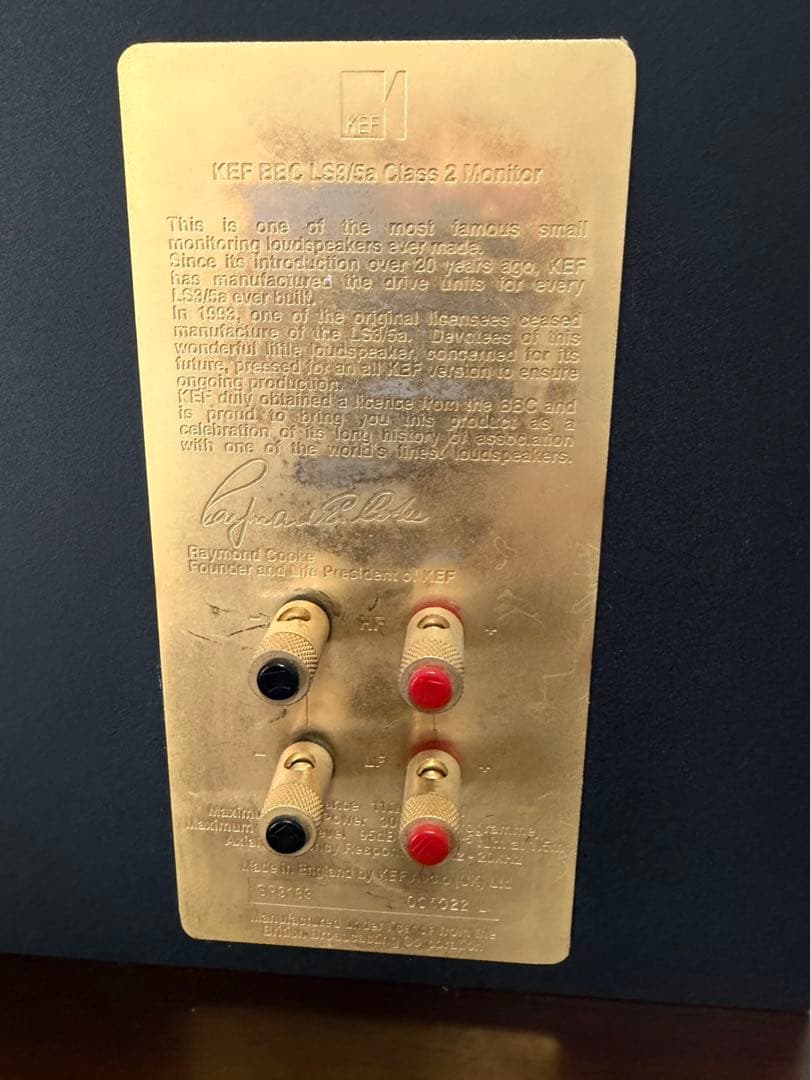 KEF LS3/5a BBCモニタースピーカー 美品 貴重