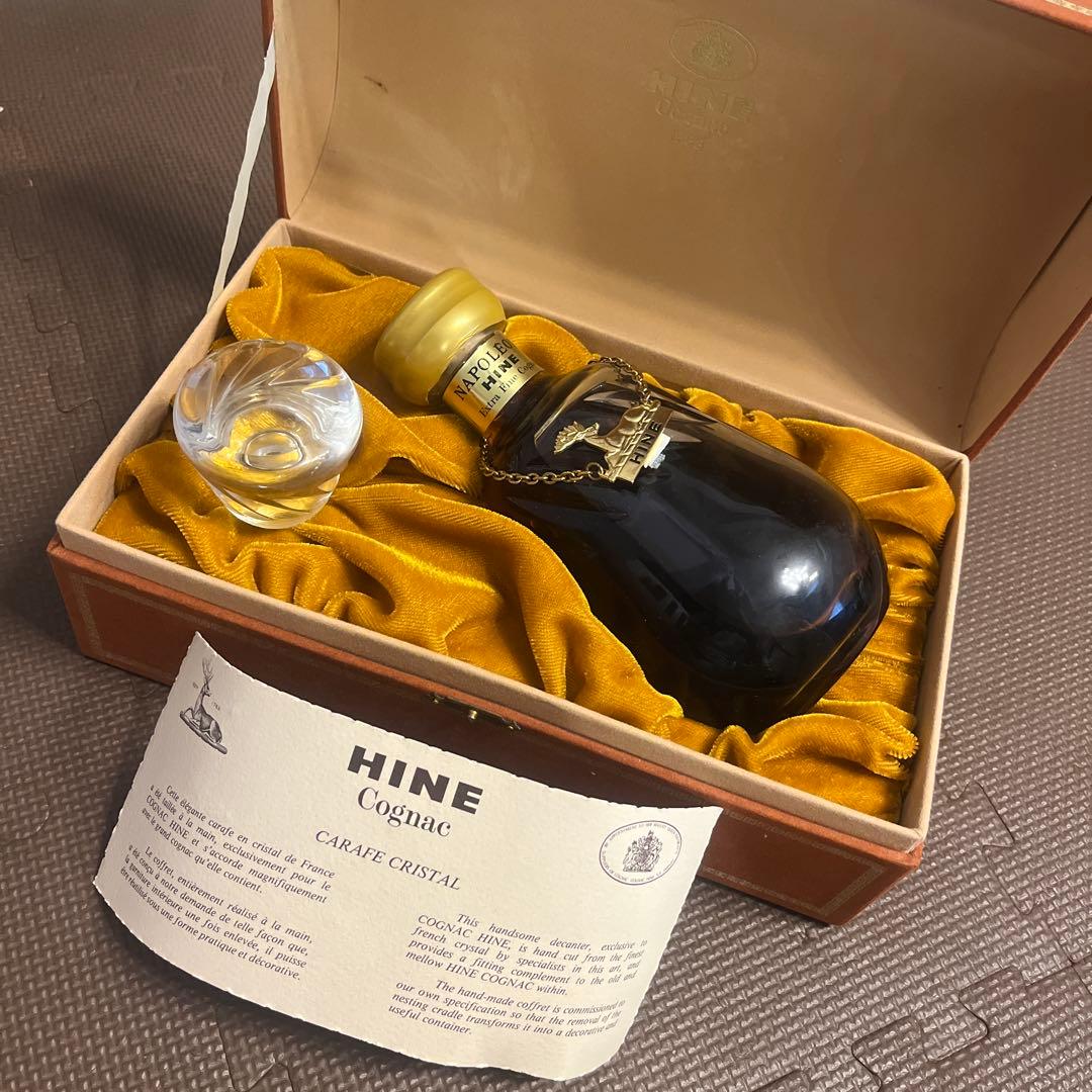 【未開栓】HINE NAPOLEON カラフェ クリスタル コニャック