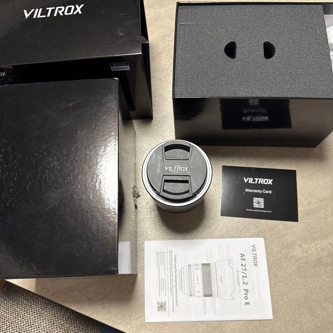 【美品】VILTROX AF 27mm F1.2 Pro Eマウント sony用