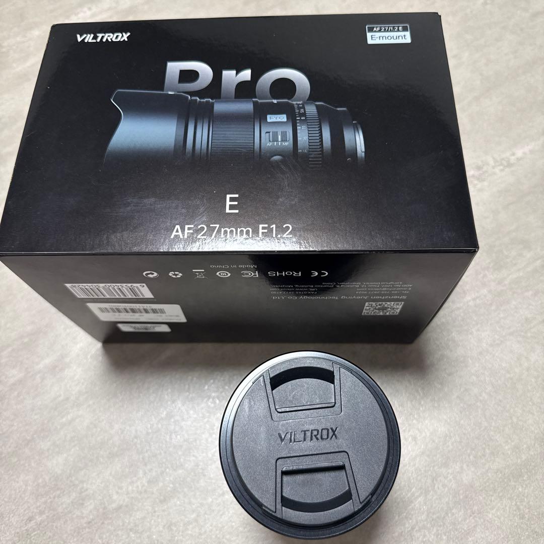 【美品】VILTROX AF 27mm F1.2 Pro Eマウント sony用