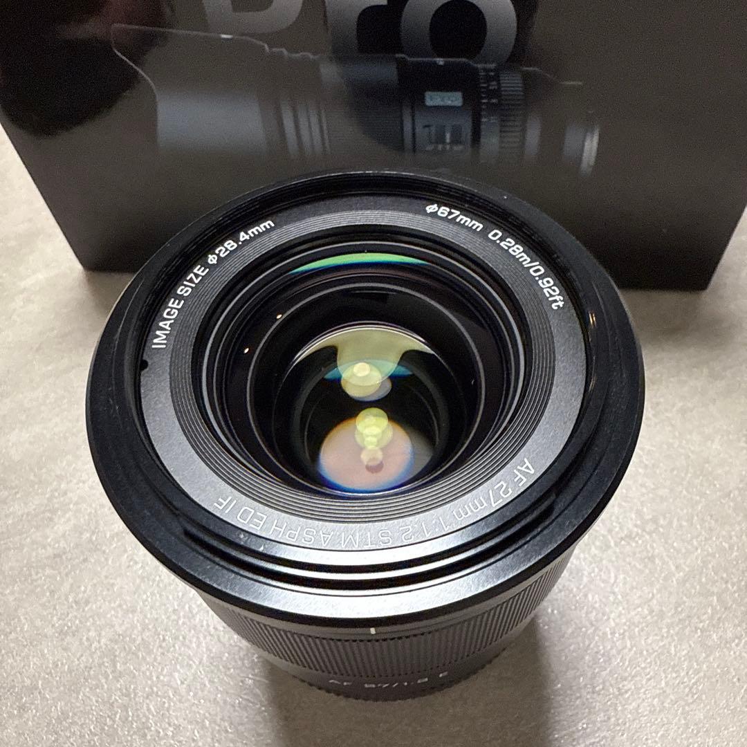 【美品】VILTROX AF 27mm F1.2 Pro Eマウント sony用