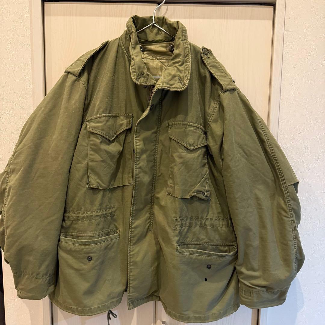 【実物】M-65 フィールドジャケット 3rd キルティングライナー付き