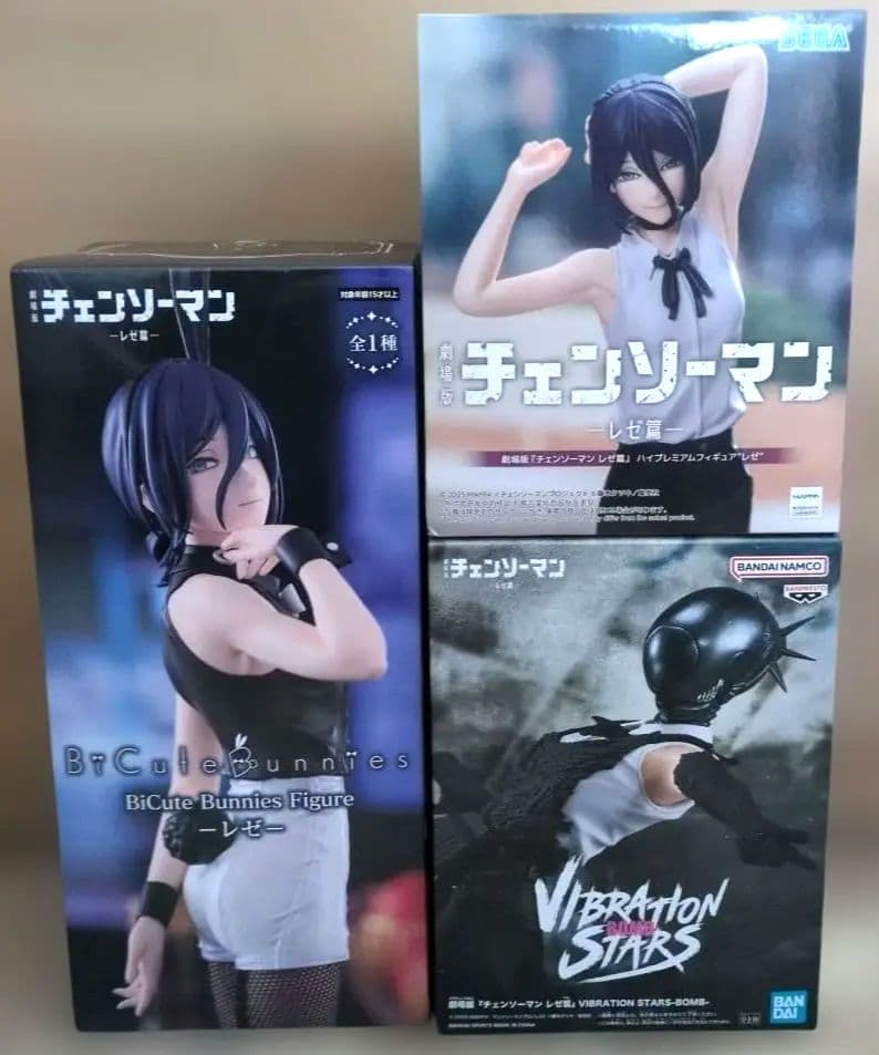 【未開封】劇場版チェンソーマン レゼ篇　フィギュア3点