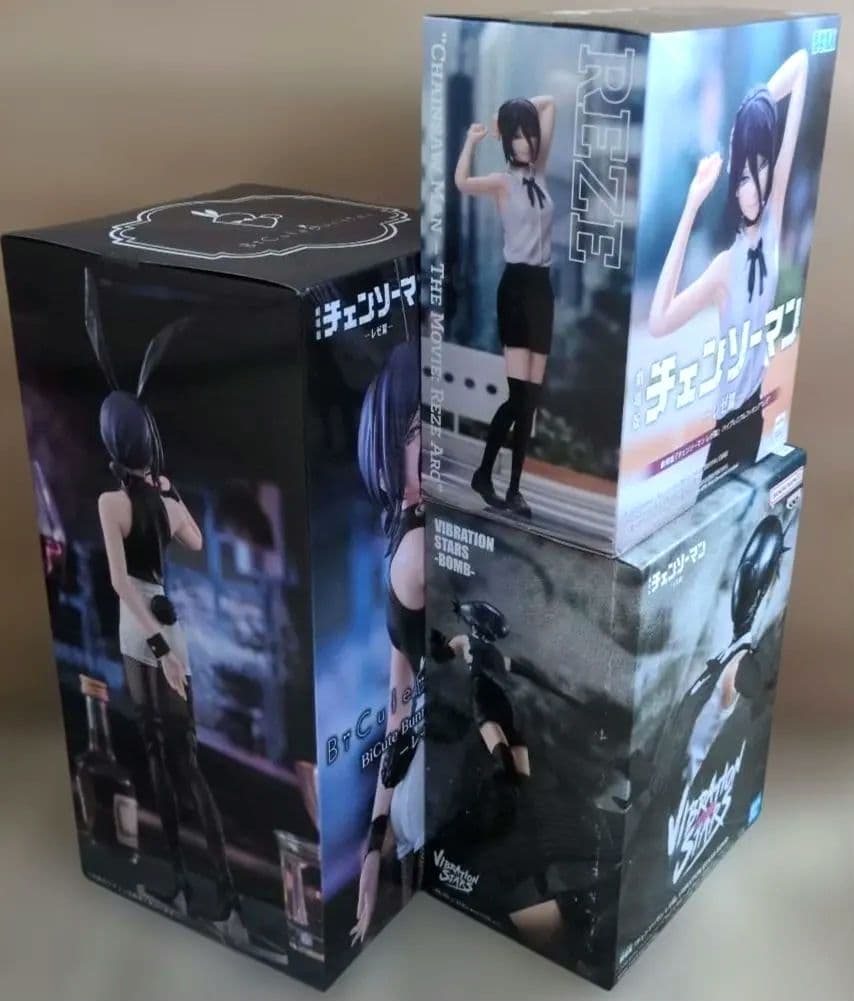 【未開封】劇場版チェンソーマン レゼ篇　フィギュア3点