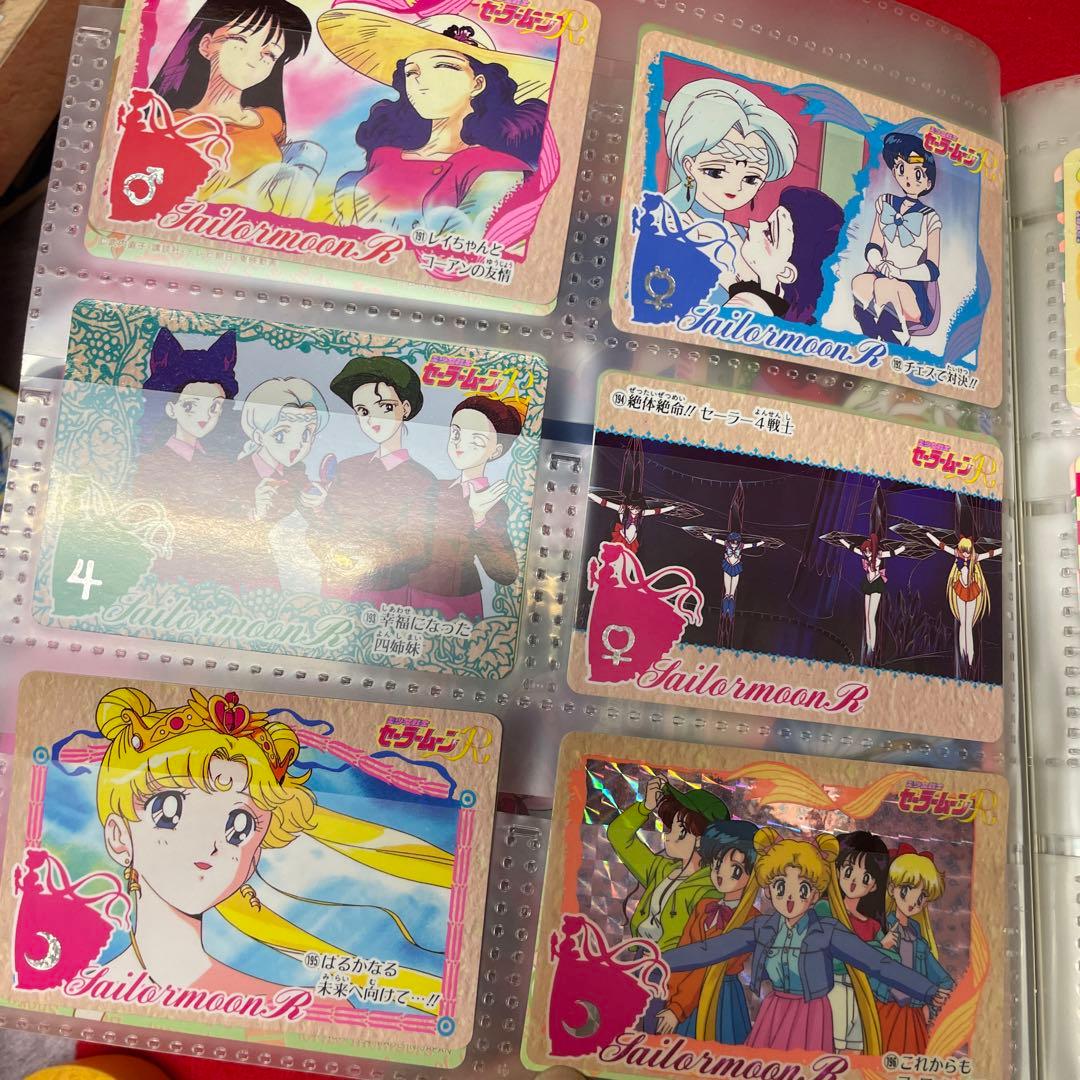 Sailor Moon セーラームーン カードファイル ホログラムカード付き