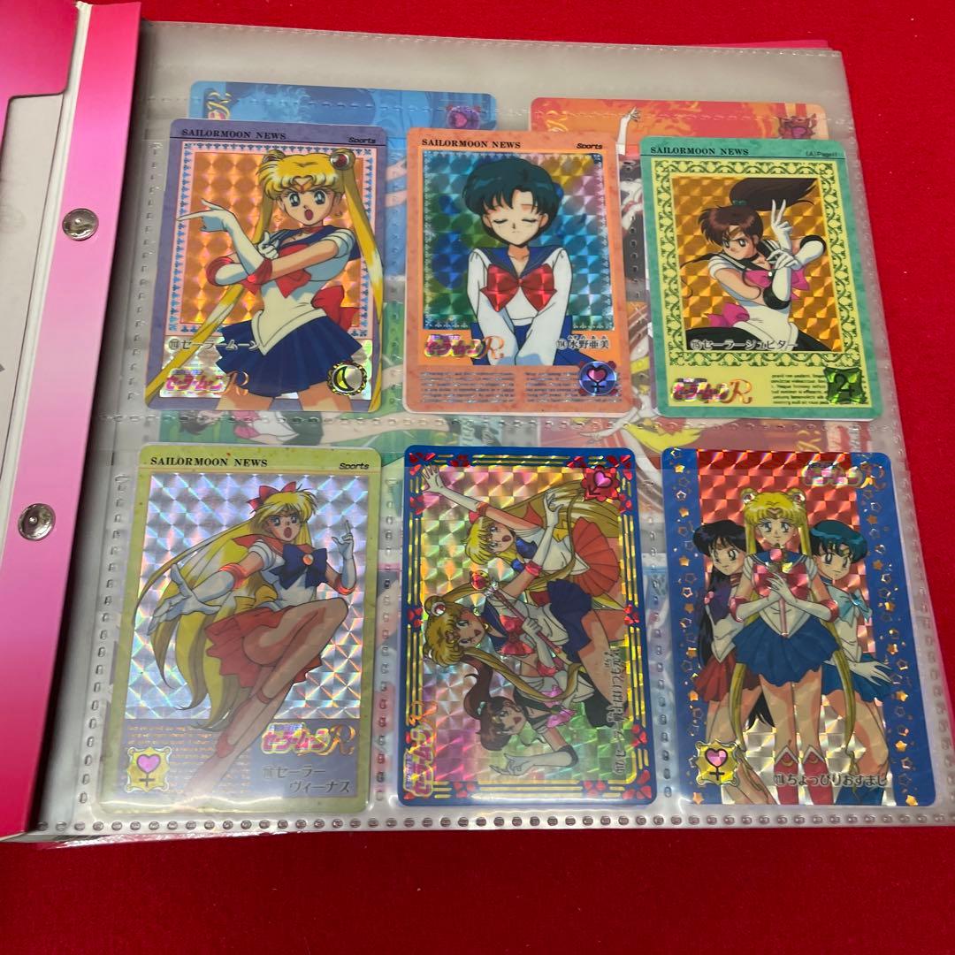 Sailor Moon セーラームーン カードファイル ホログラムカード付き