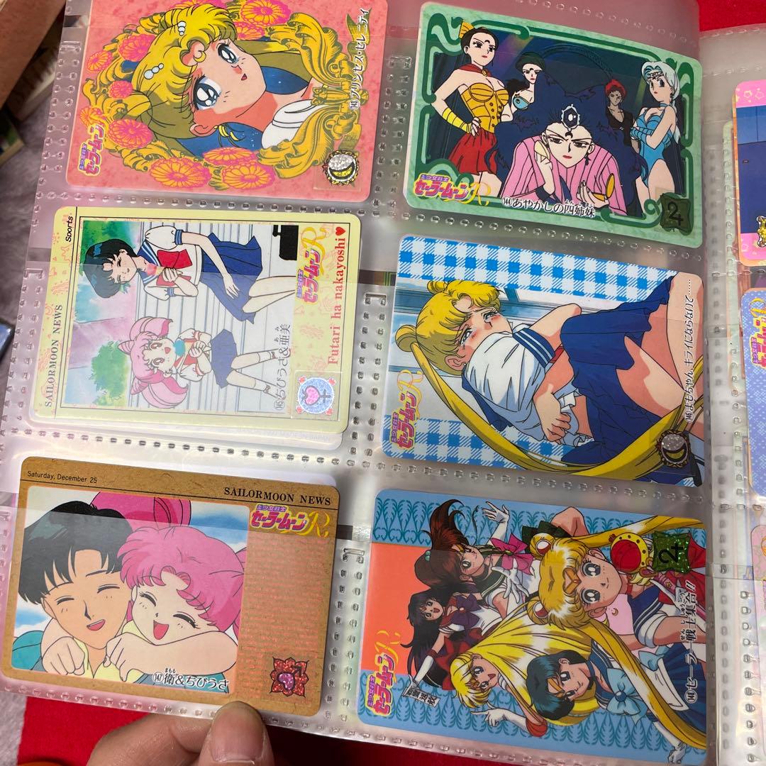 Sailor Moon セーラームーン カードファイル ホログラムカード付き