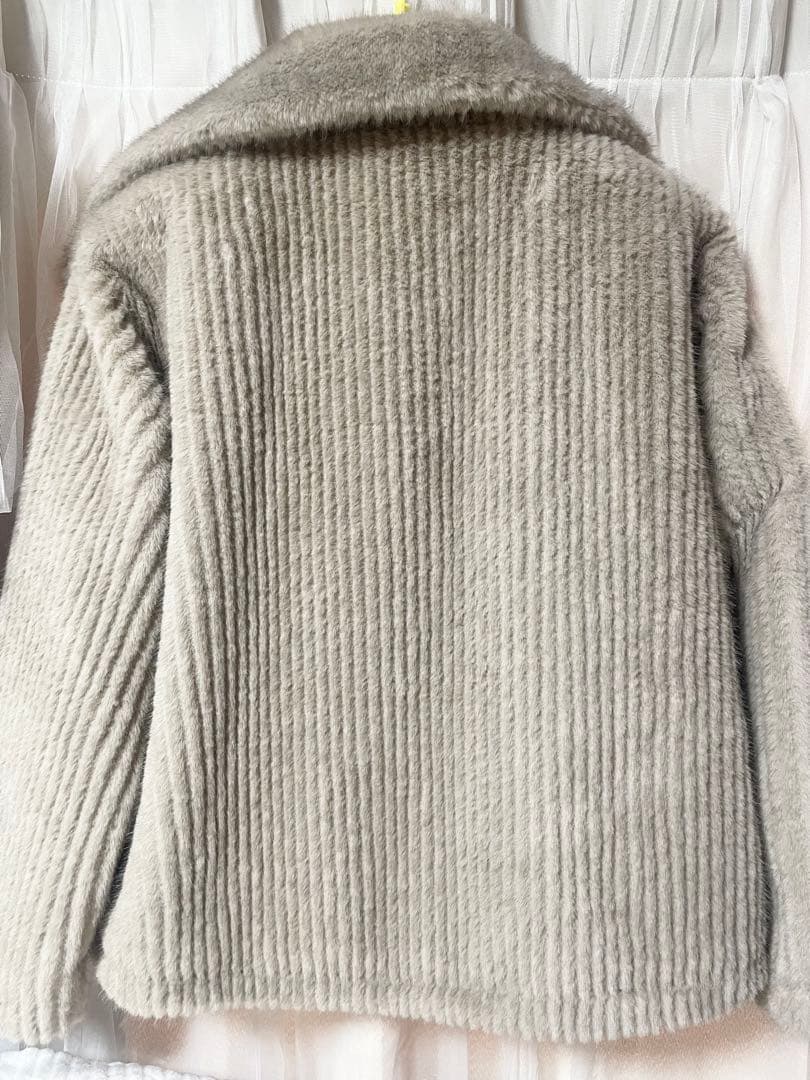 新品未使用 Twila Faux Fur Zip Jacket