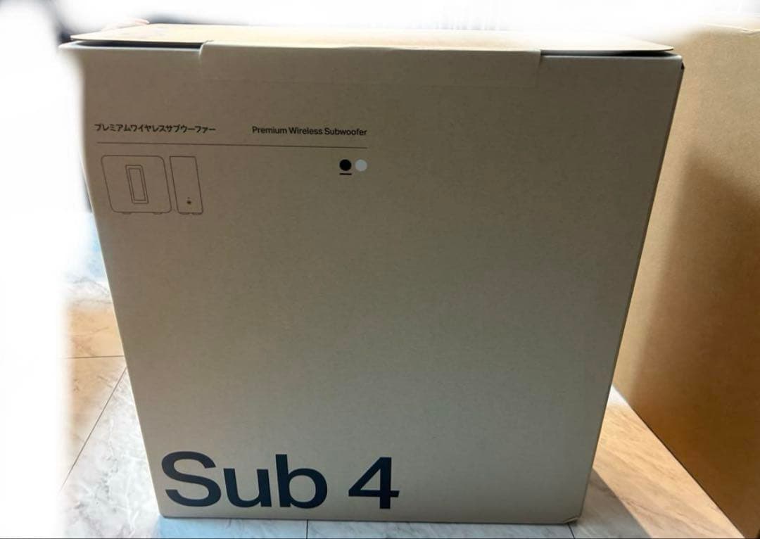 [新品未開封]SONOS Sub 4 プレミアムワイヤレスサブウーファーブラック