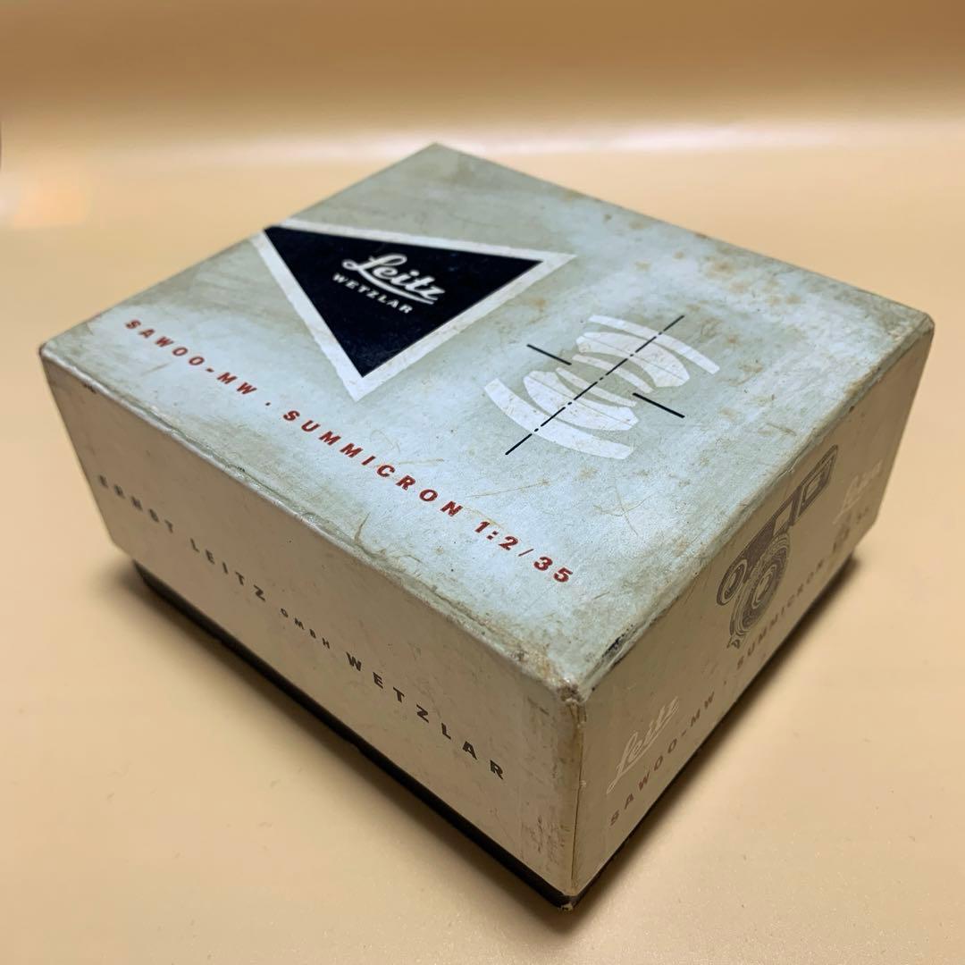 ⭐︎超希少⭐︎ ライカ ズミクロン8枚玉 メガネ付 元箱 初期デザイン(箱のみ)