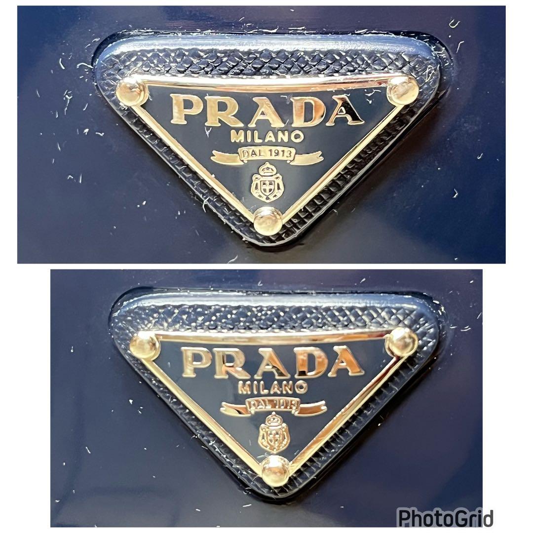 ✨希少✨ PRADA プラダ トライアングルロゴ レインブーツ ネイビー 36