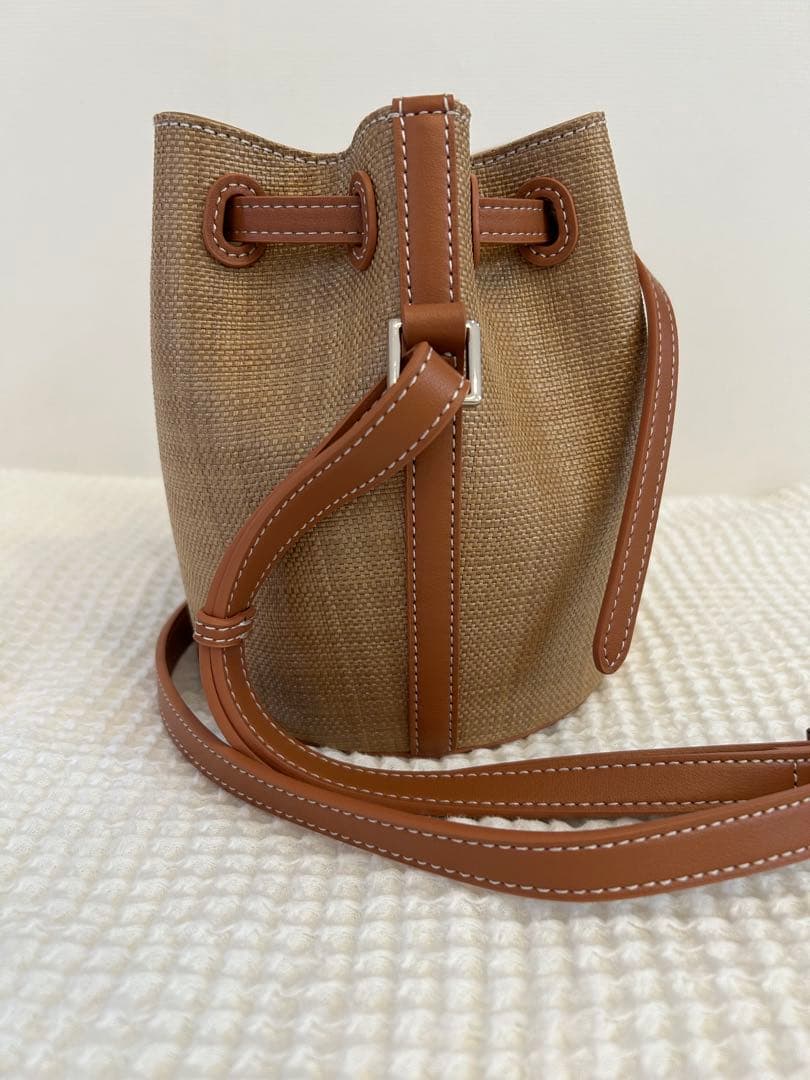 VASIC トゥモローランド別注クラブミニラフィア　かごバッグ