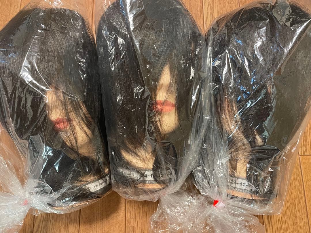 美容師　国家試験　ウィッグ　3体