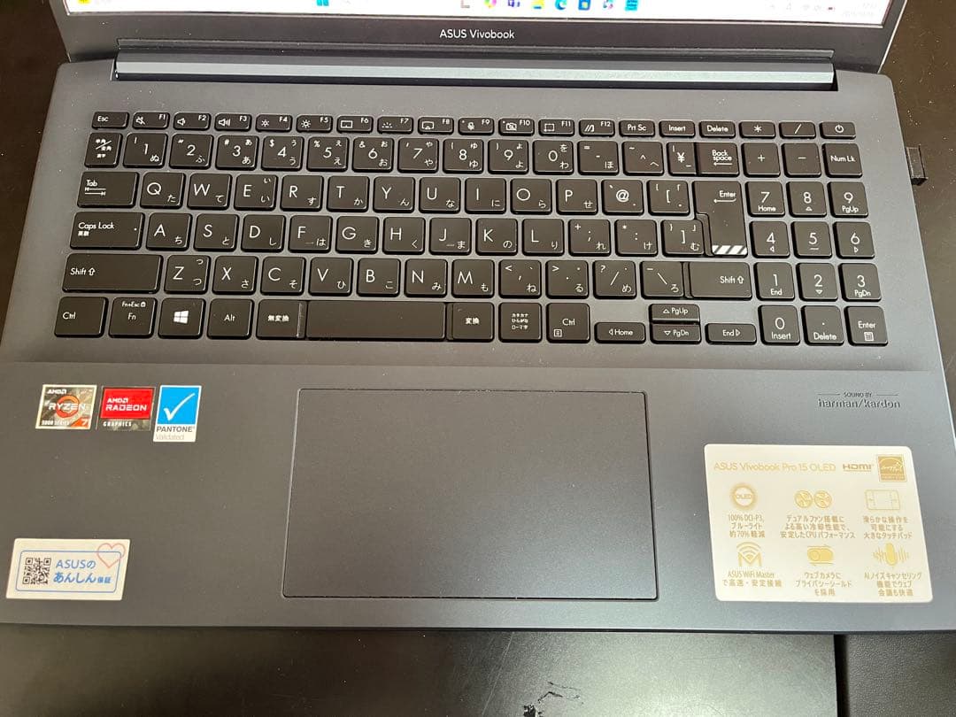 Windowsノート本体 ASUS Vivobook Pro 15 OLED Ryzen 7