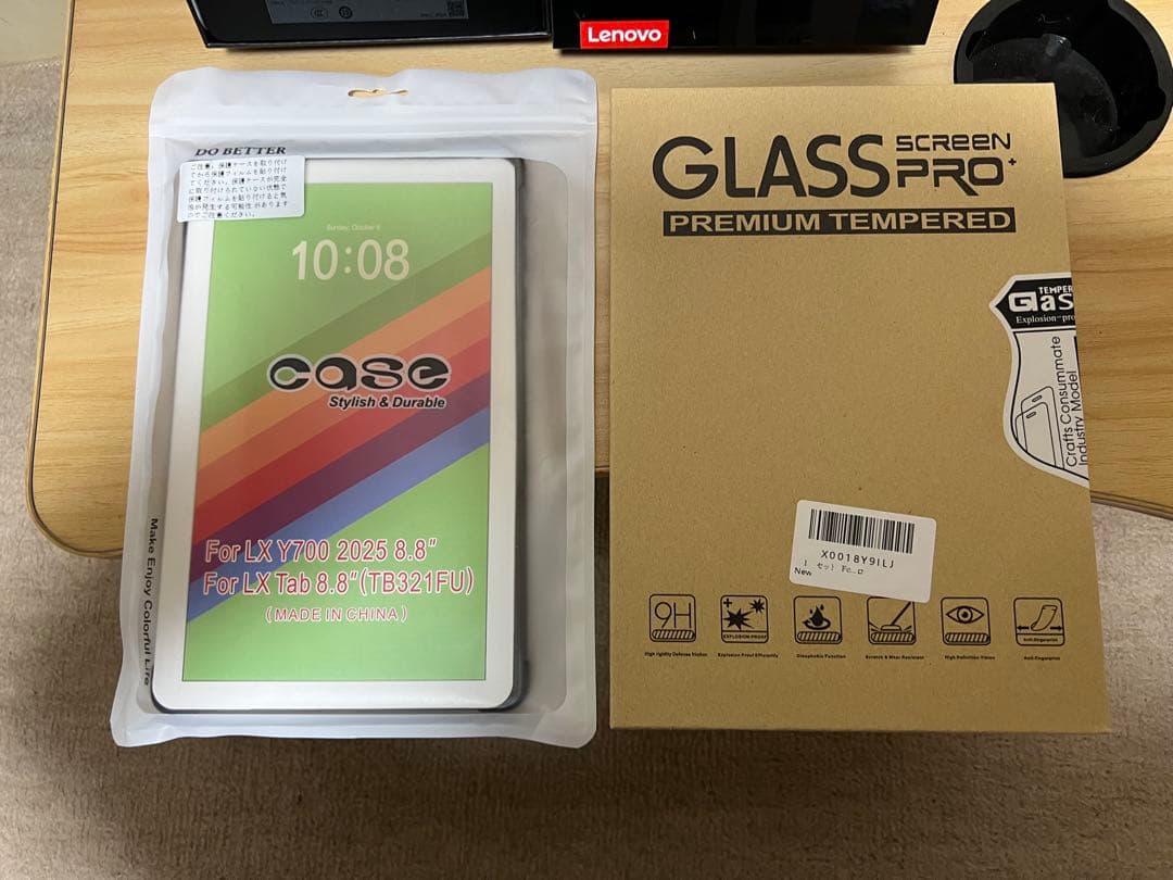 Lenovo Legion Y700 2025+ ケース と ガラスフィルム