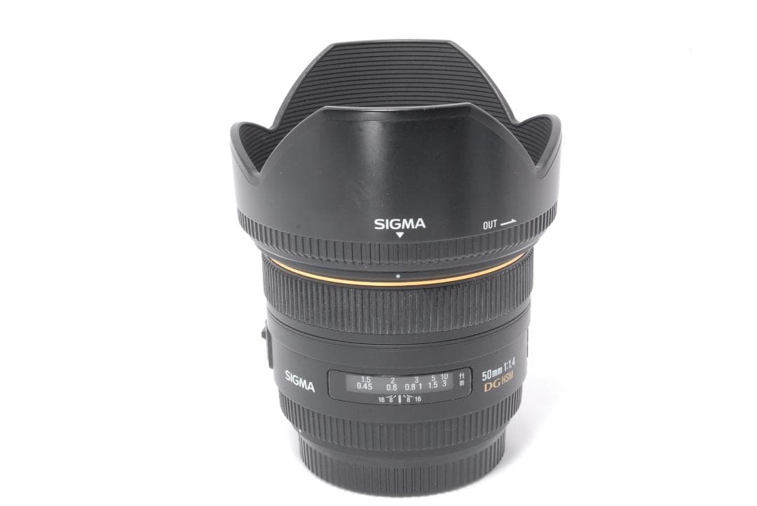 単焦点レンズ　SIGMA 50mm F1.4 EX DG HSM Canon用