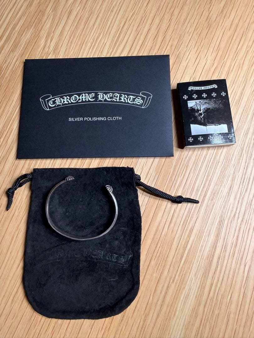 CHROME HEARTS クロムハーツ バングル CHプラス フラット
